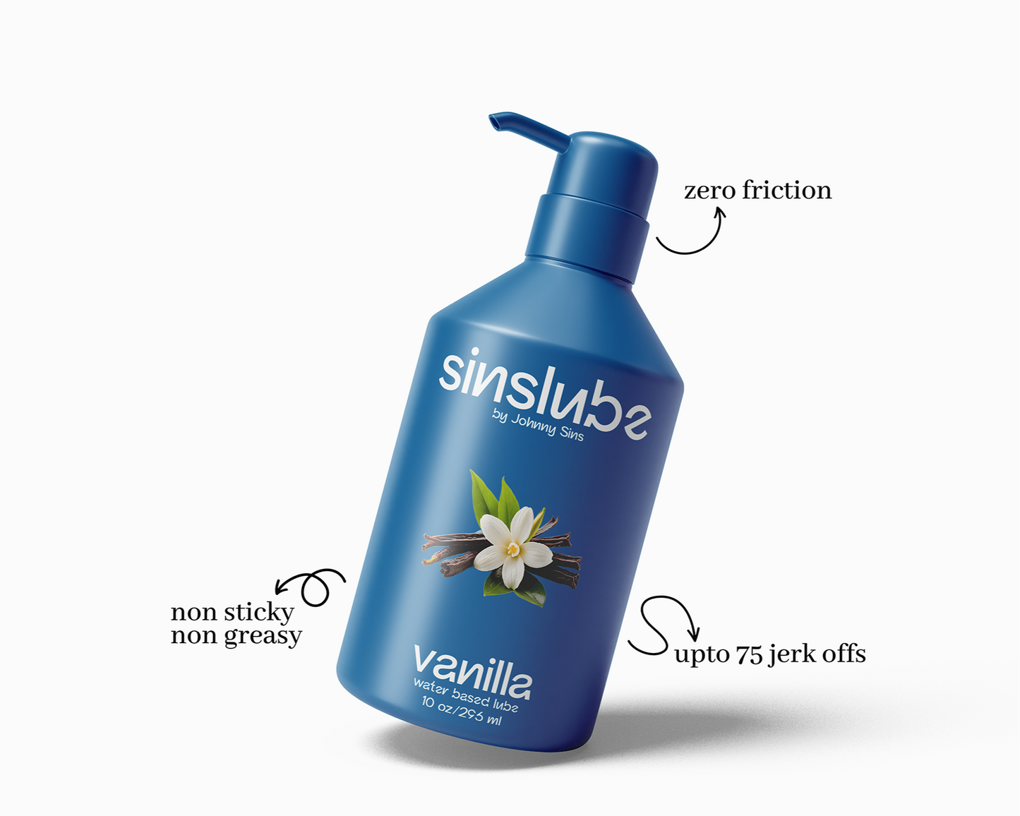 Vanilla flavored masturbation lube bottle by Johnny Sins